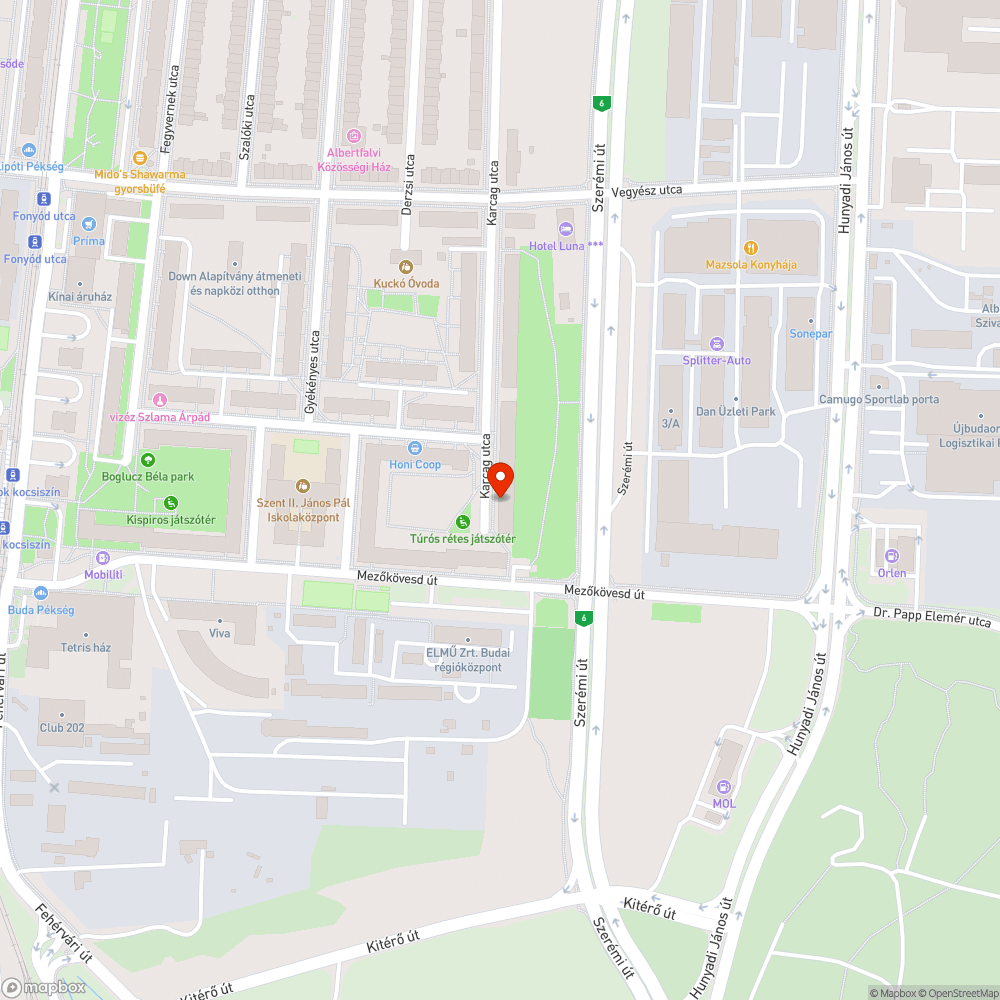 szemeteszsákok közterületen bejelentés helye