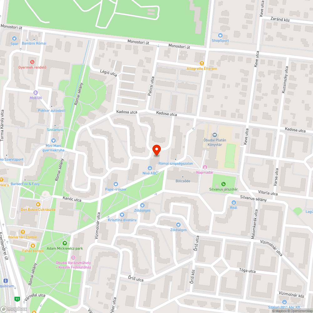 Veszélyes aknafedél bejelentés helye