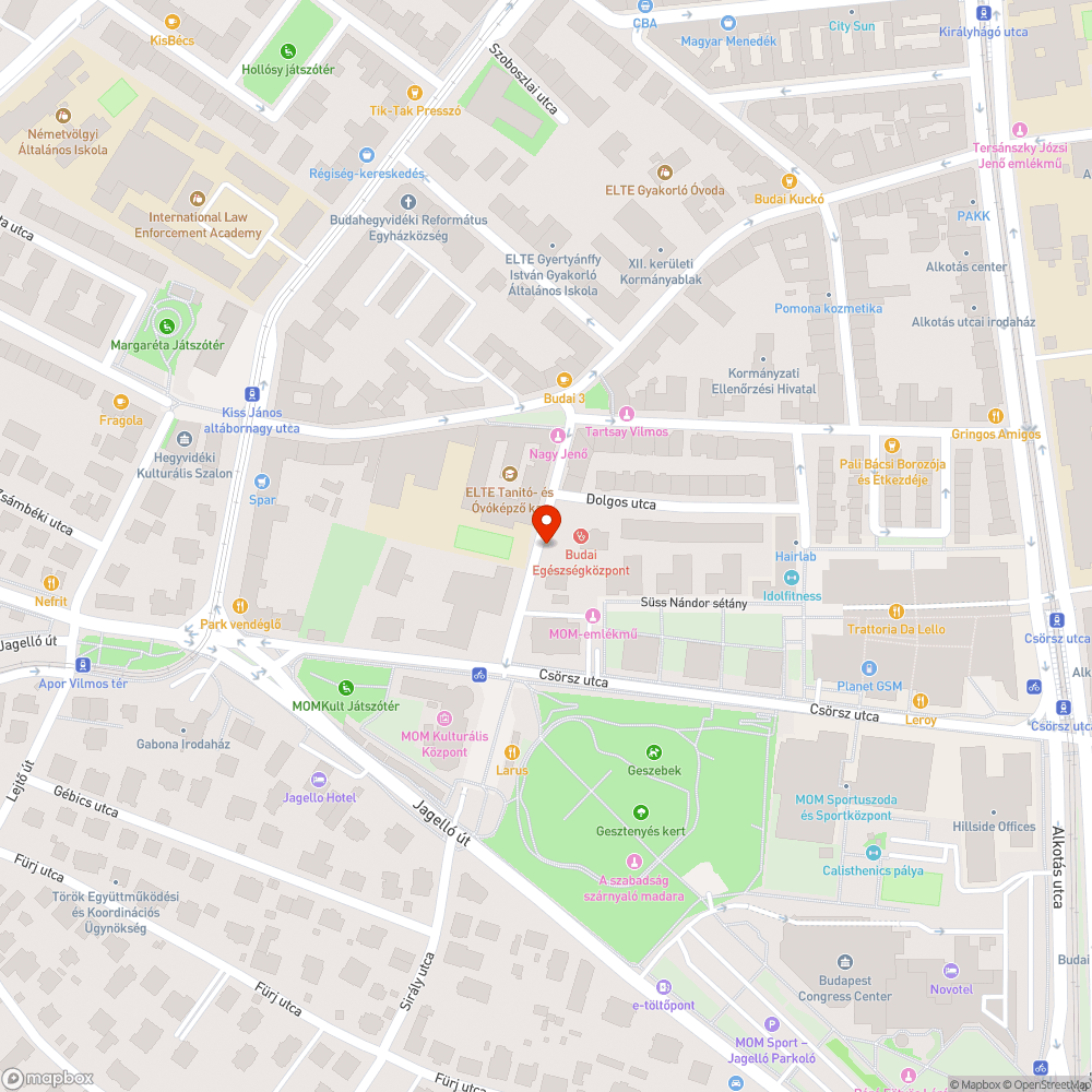 Elhagyott autó a fizetős parkolóhelyen bejelentés helye