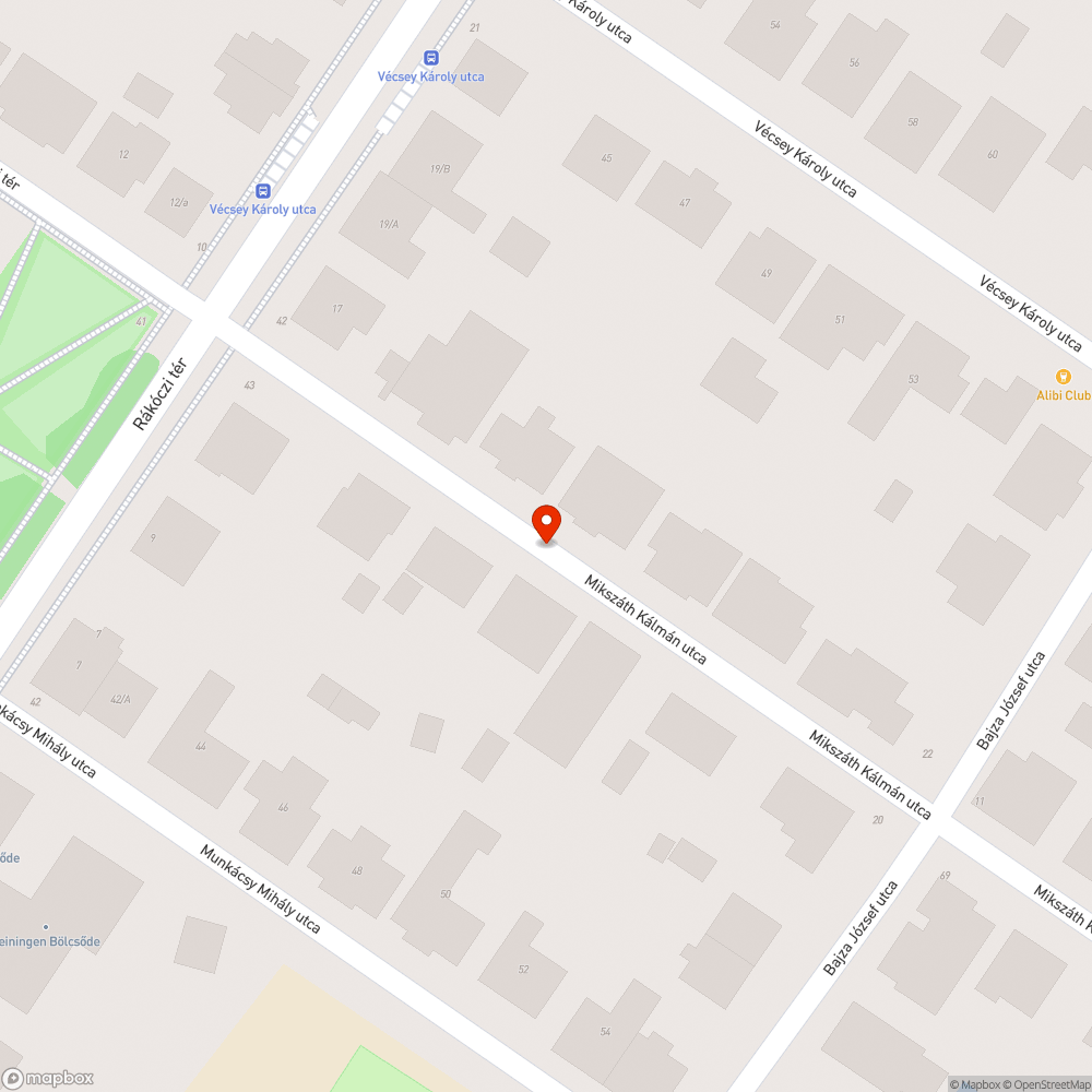 Kátyú az út szélén bejelentés helye