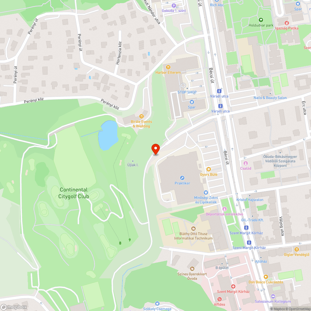 Bp. III. Váradi utca meghosszabbítása a Kolostor utcáig bejelentés helye