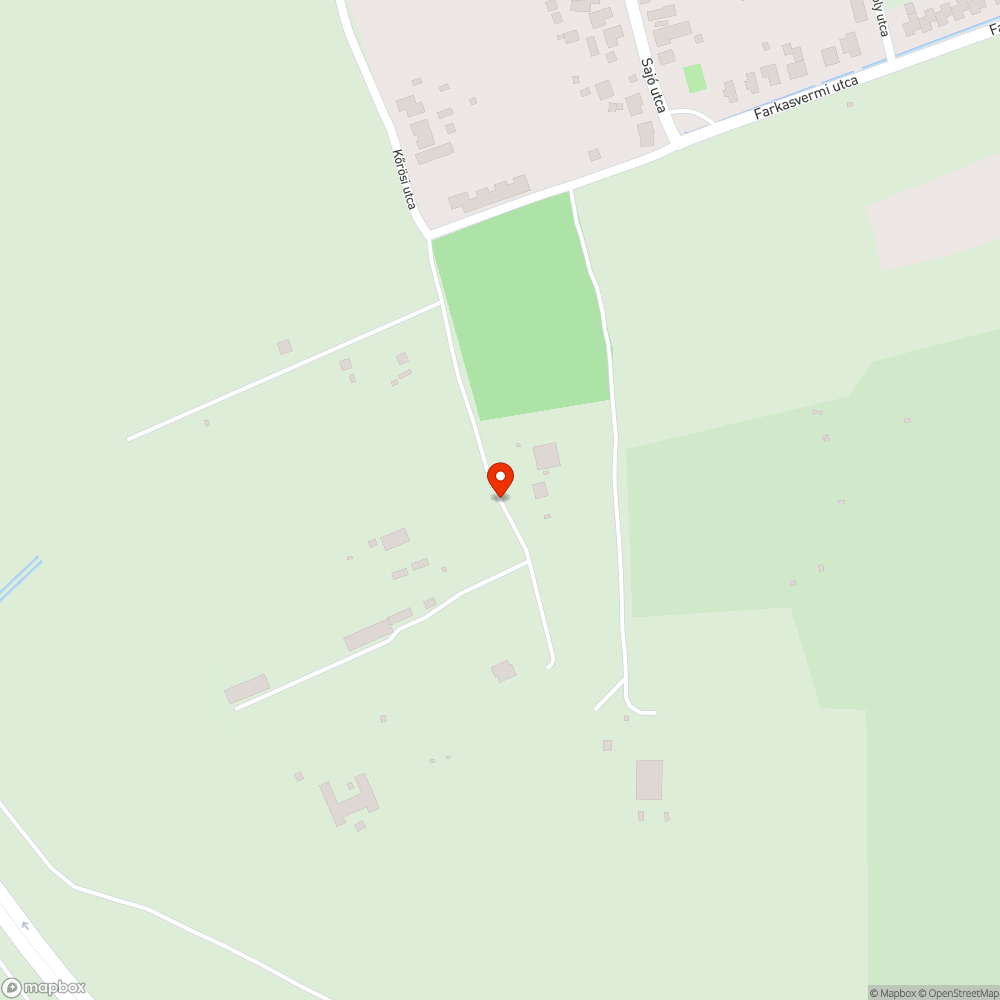 Kőrösi utca bejelentés helye