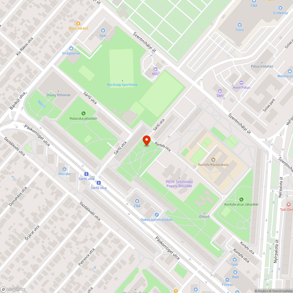 Hiányzó hinta bejelentés helye