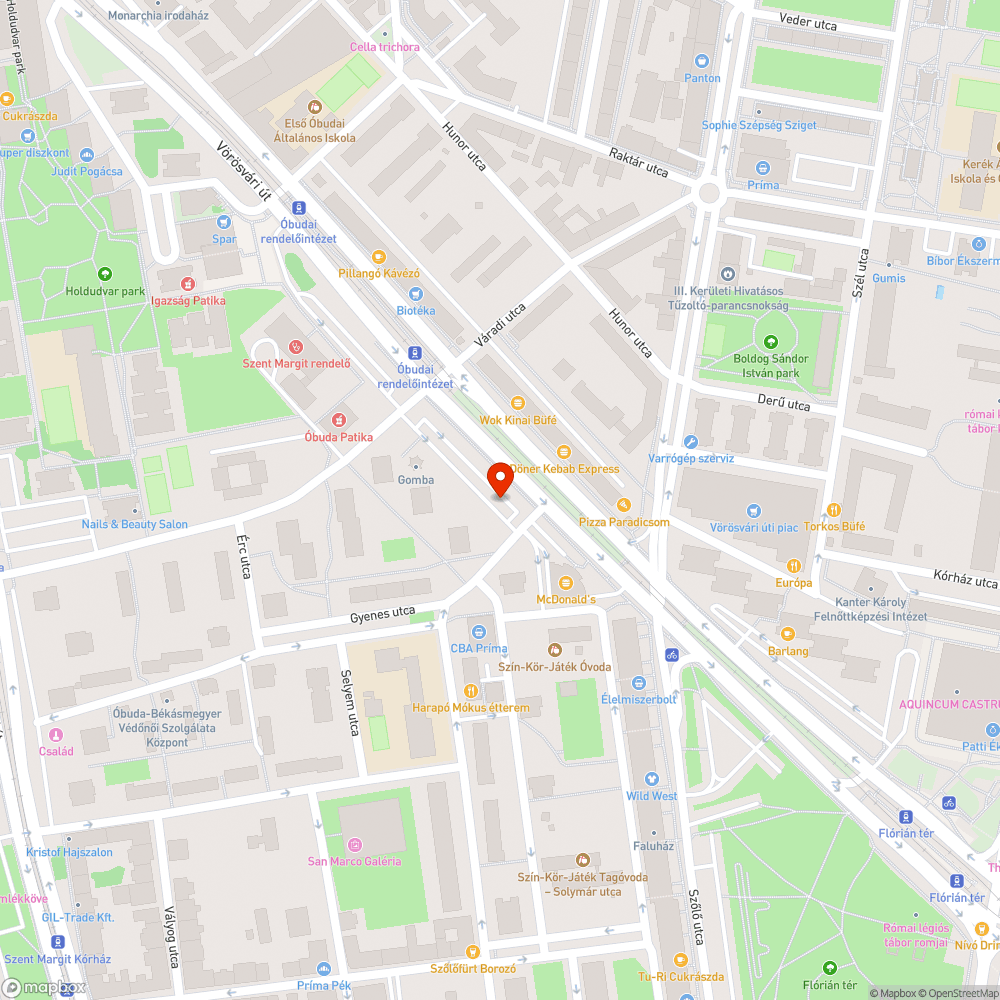 Törött autó bejelentés helye