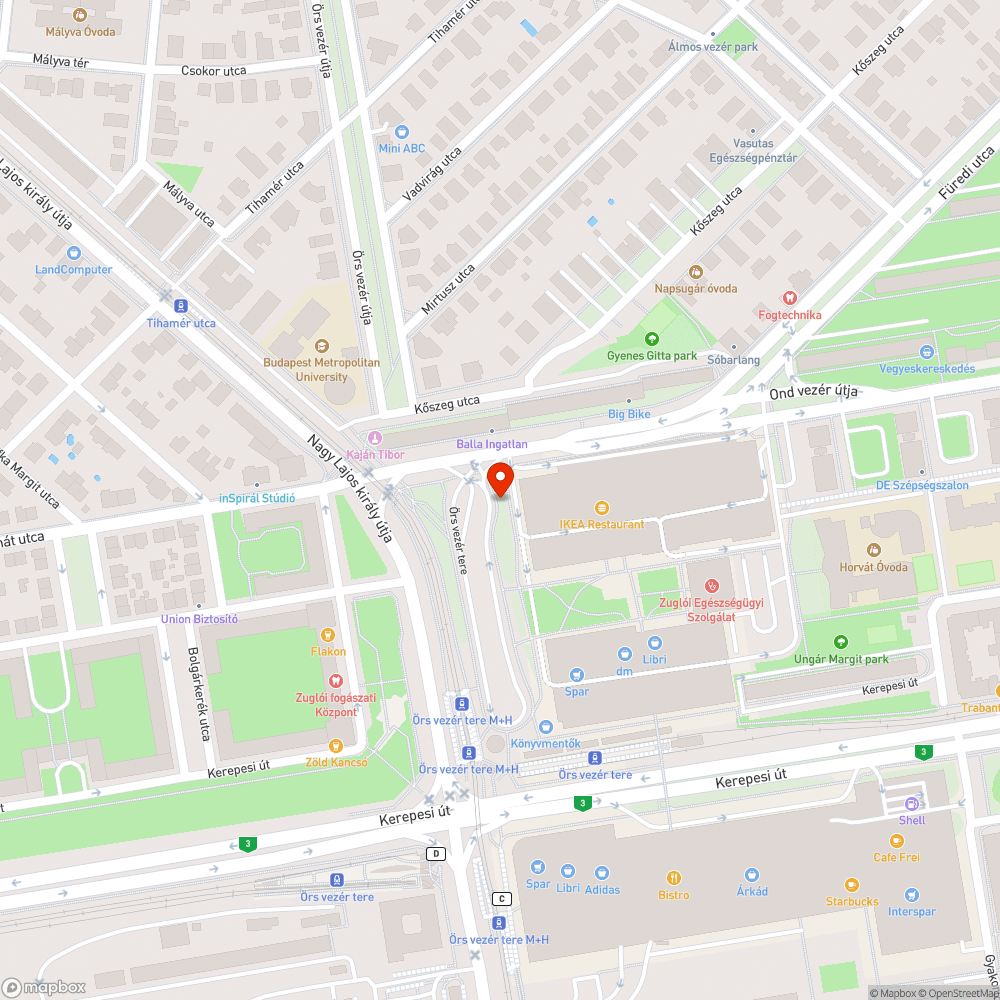 Nyitott villanyoszlop bejelentés helye