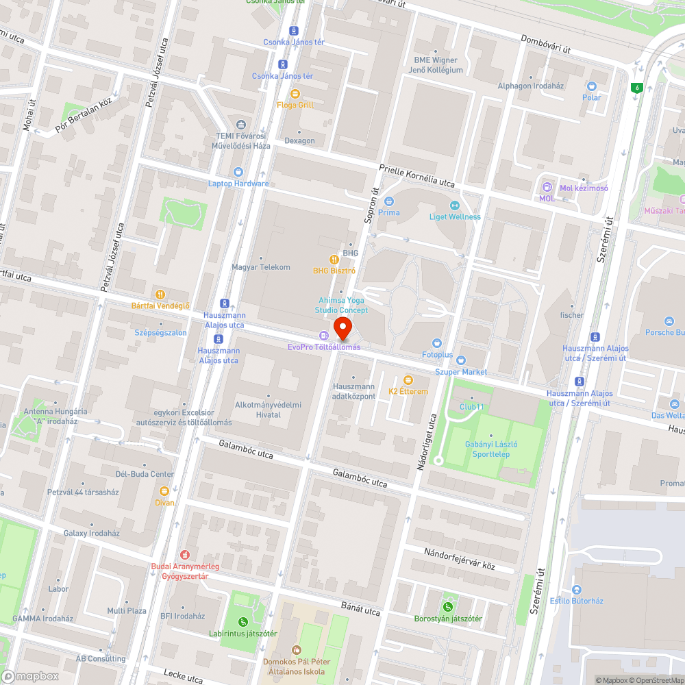 Kátyú bejelentés helye