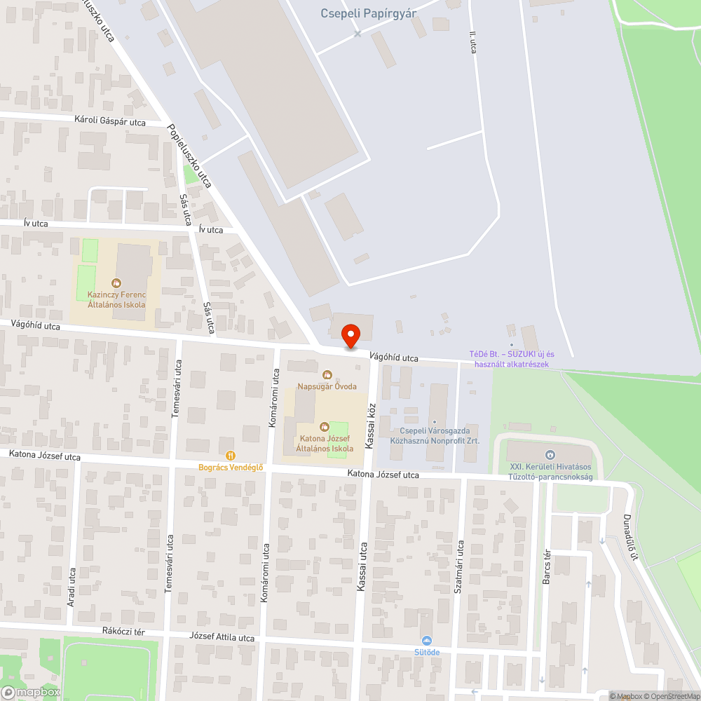 Hiányzó felezővonal bejelentés helye