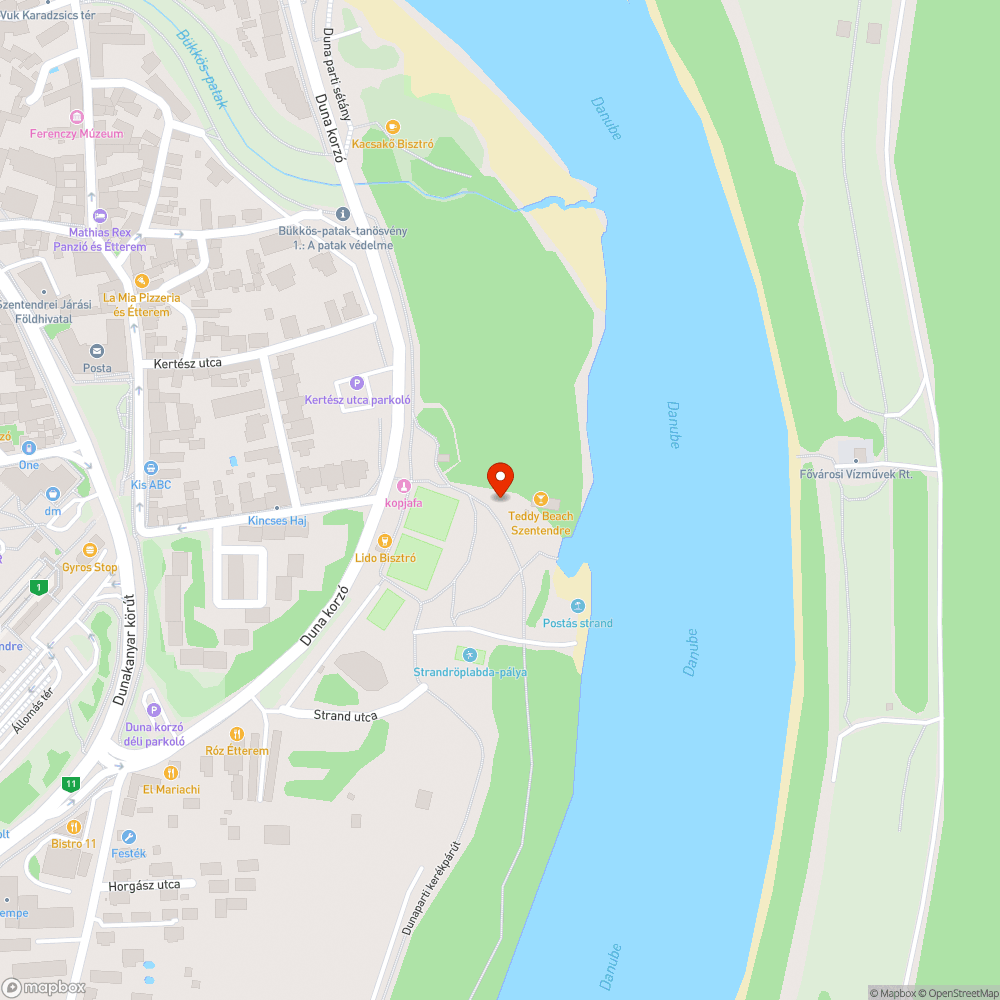 Még egy oszlop a Postás Strandon bejelentés helye