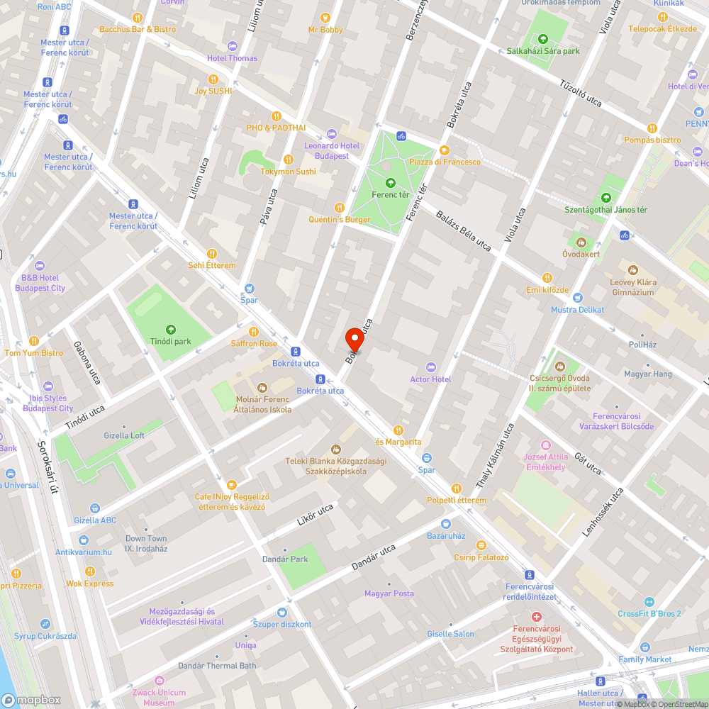 kidőlt poller bejelentés helye