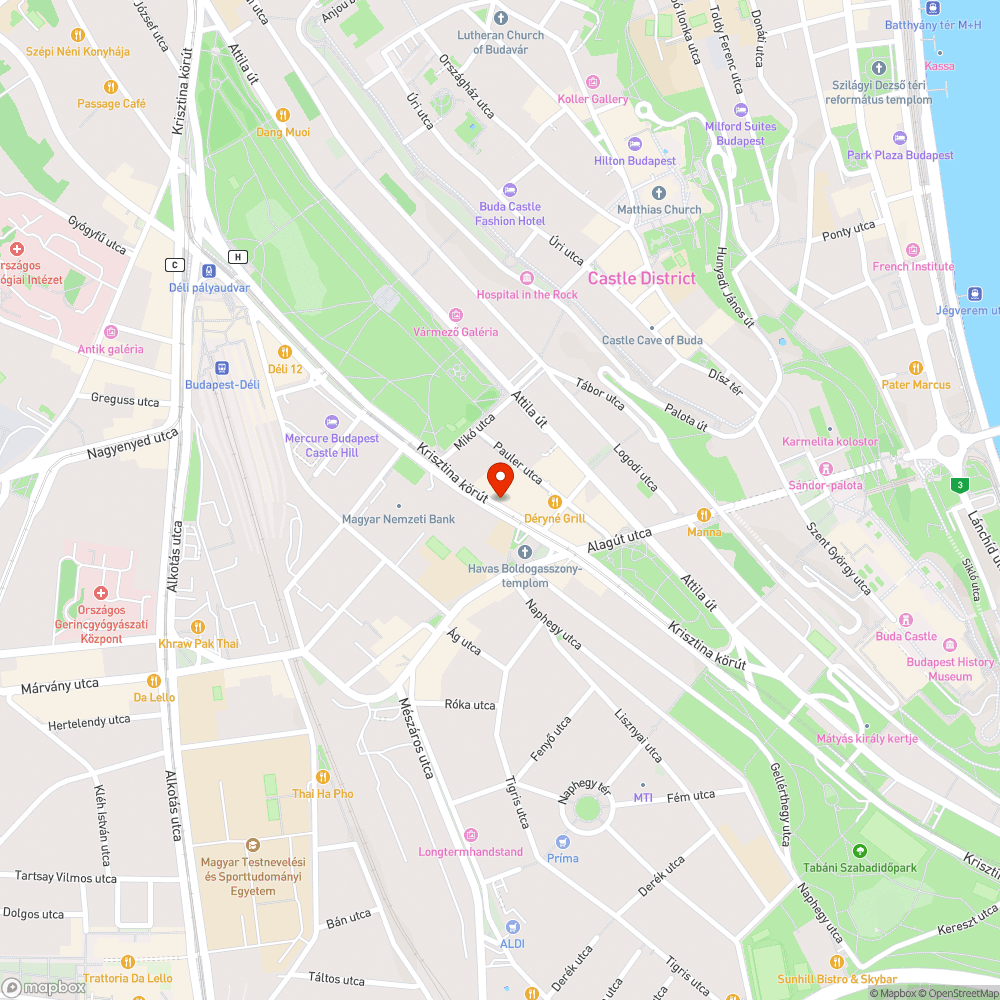 Járdára parkolás bejelentés helye