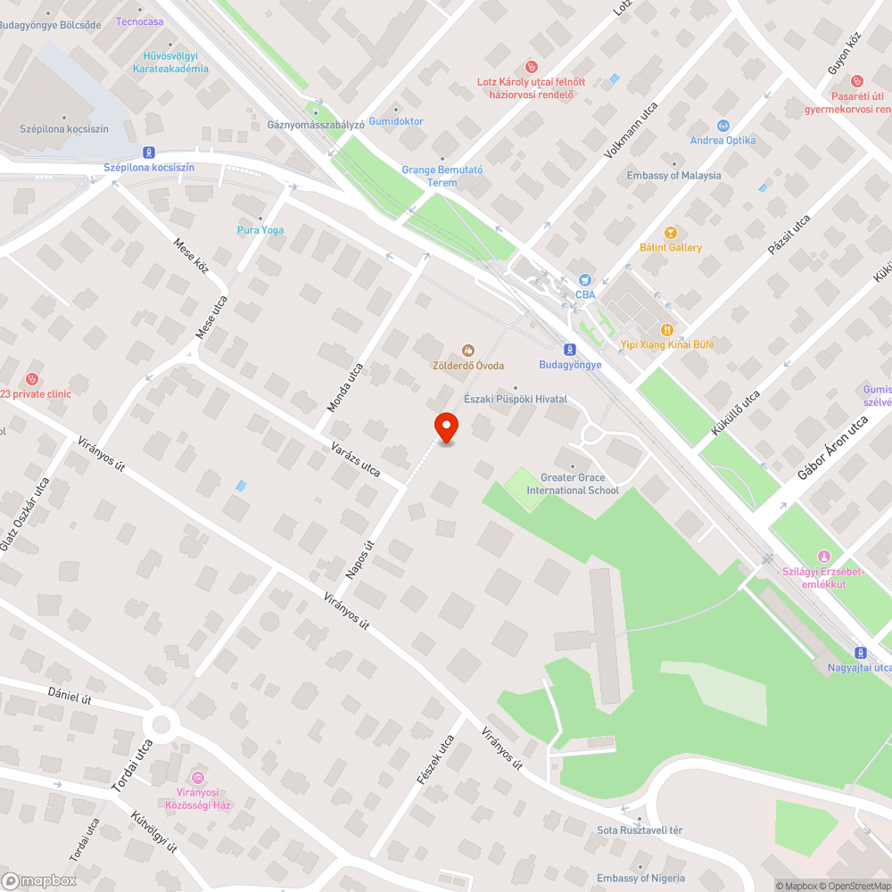 szétrepedt járda bejelentés helye