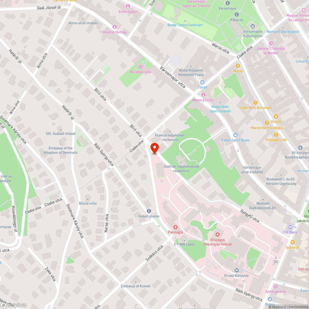 Burkolatsérülés és rendezetlen közterület bejelentés helye