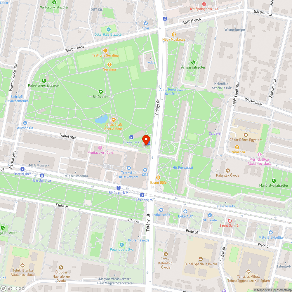 Szemetesnek használt növények a Bikás park metróállomásnál bejelentés helye