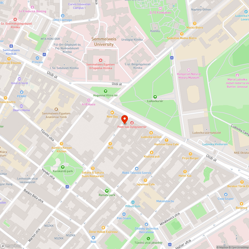 Kátyú a Márton utcában bejelentés helye