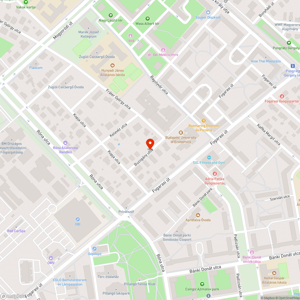 Kátyús út bejelentés helye