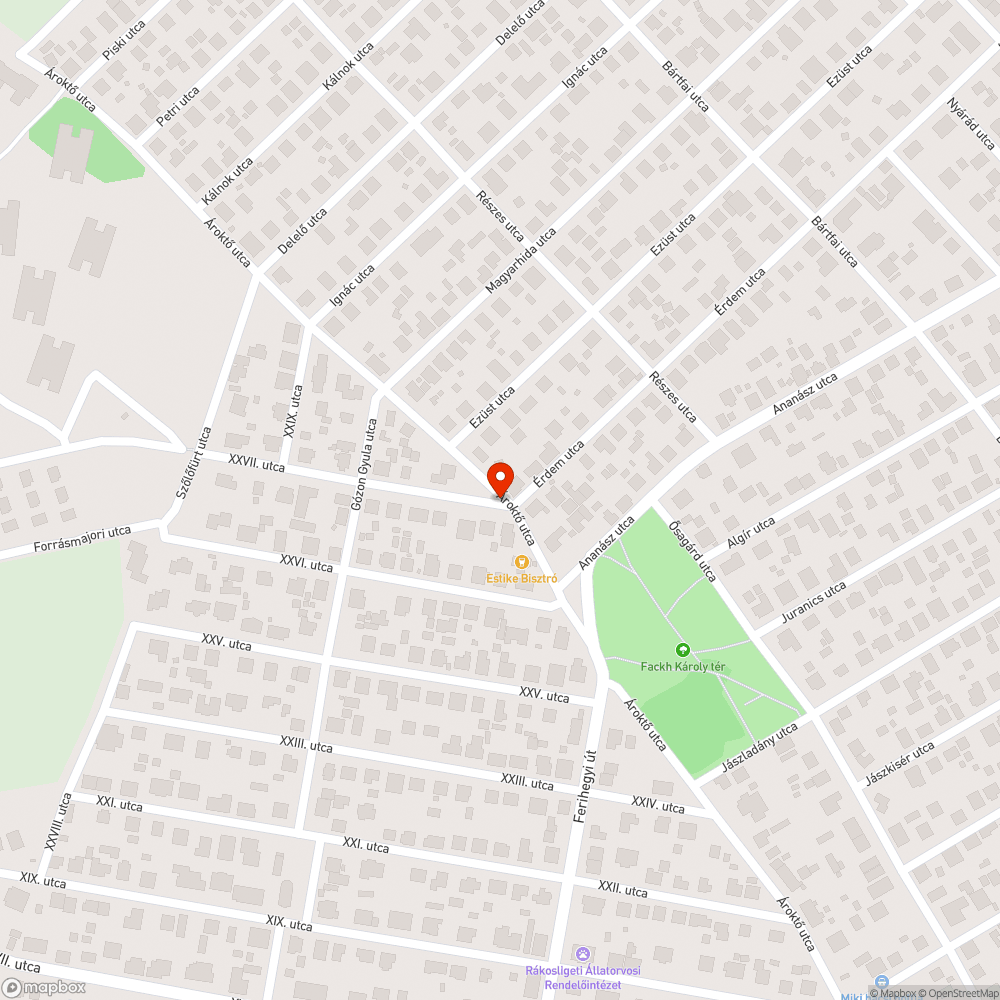 Egy kátyú van az út egyik szélén bejelentés helye