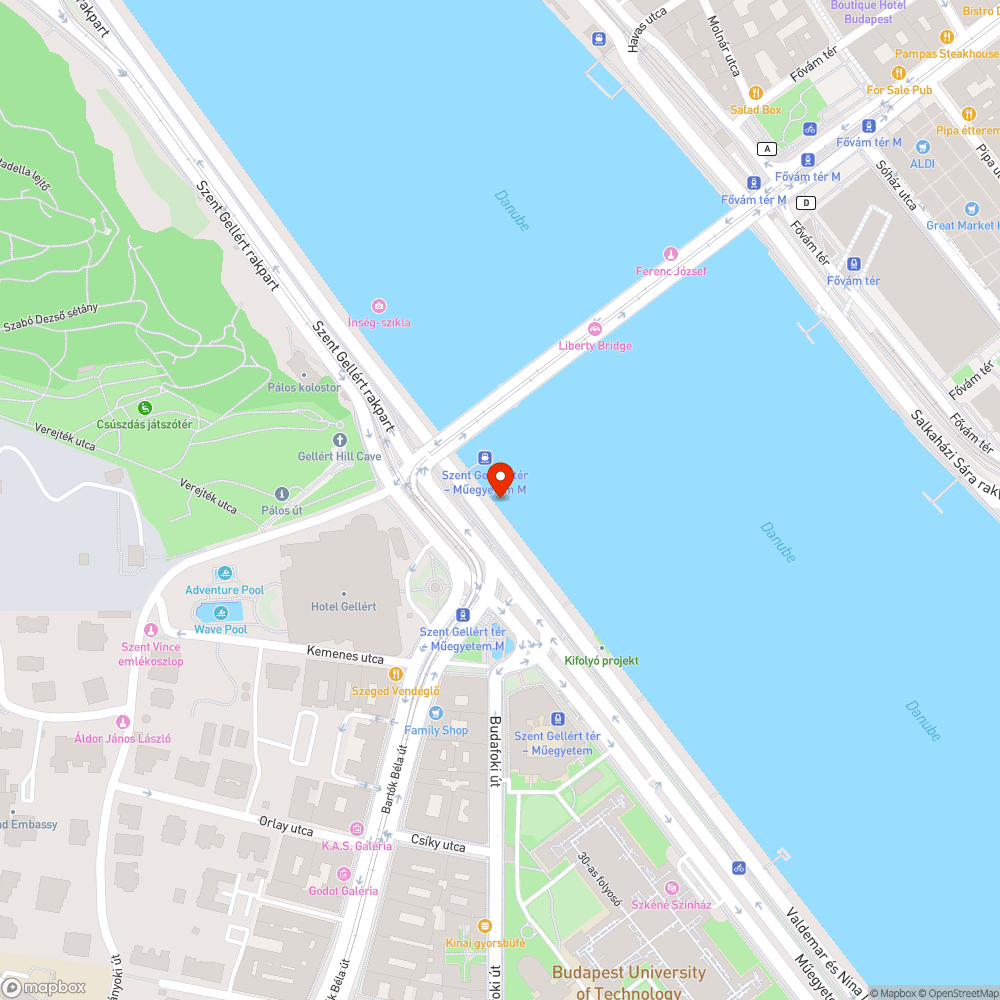 elhagyott kerékpárroncs a Gellért téren bejelentés helye