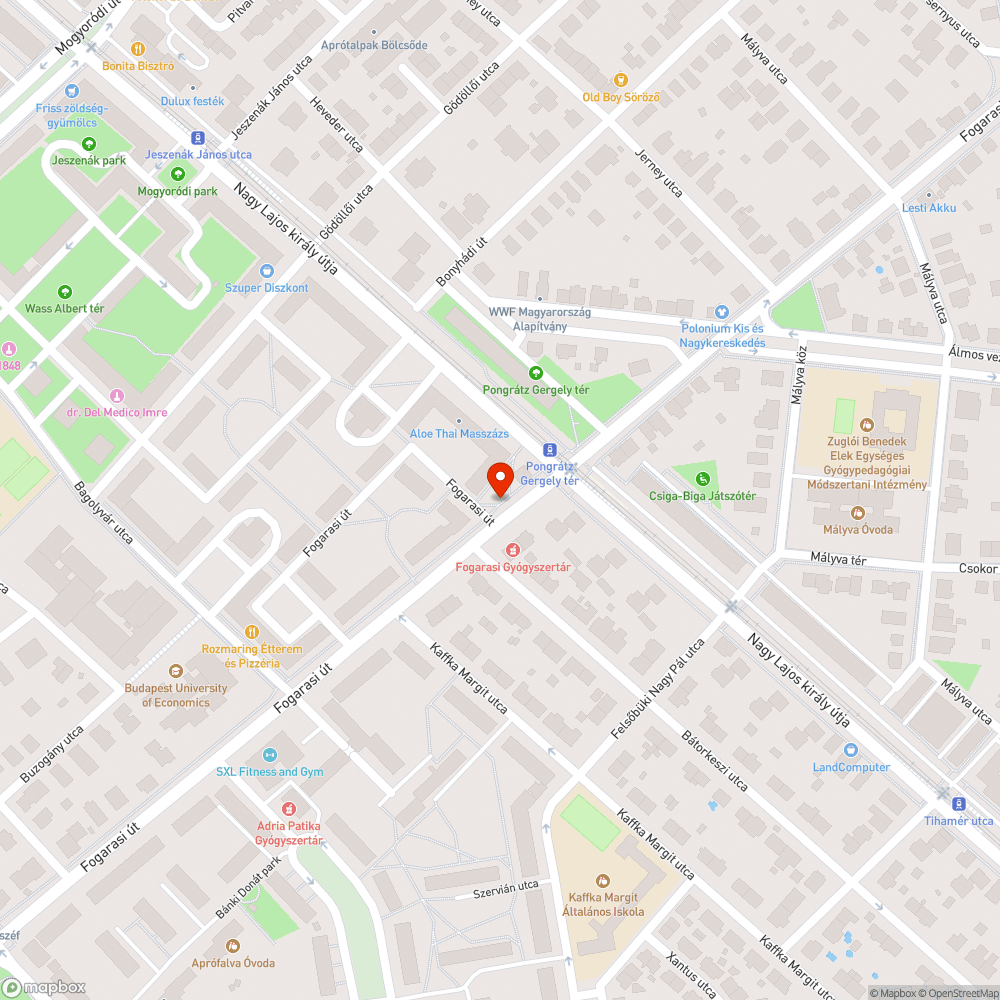 Park rendezése bejelentés helye