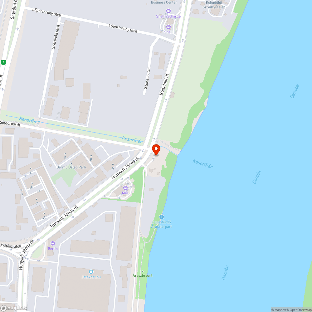 Több köbméter hulladék a Hunyadi János úton bejelentés helye