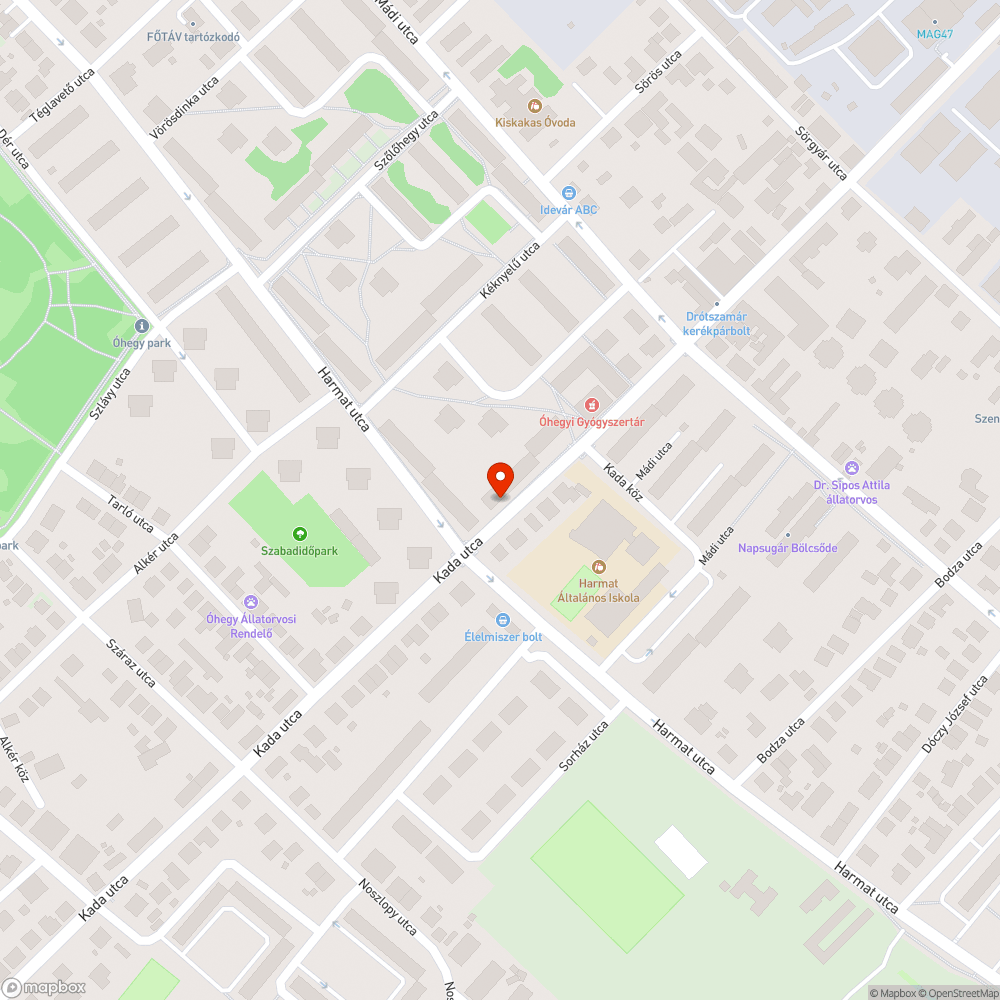 Törött tábla játszótérnél bejelentés helye