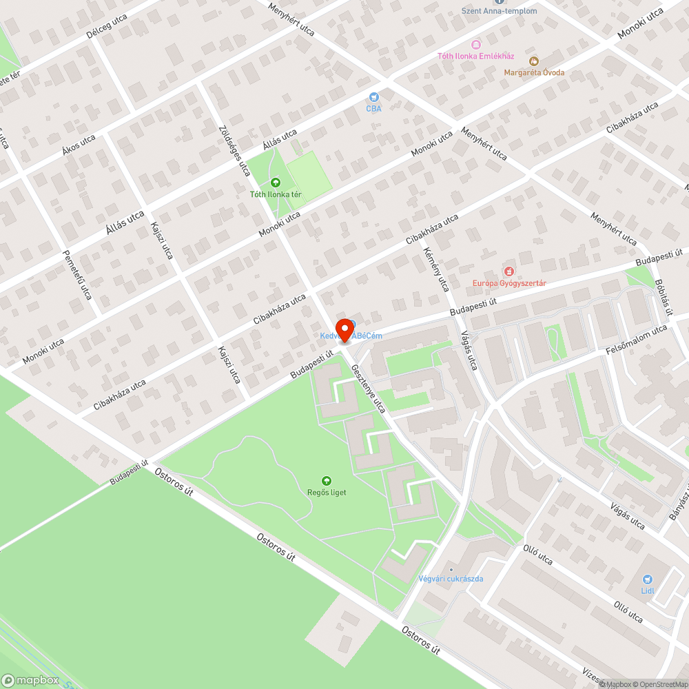 Szemeteszsákok bejelentés helye