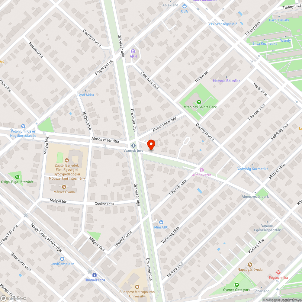 hiányzó közvilágítás az utca forgalom felőli oldalán bejelentés helye