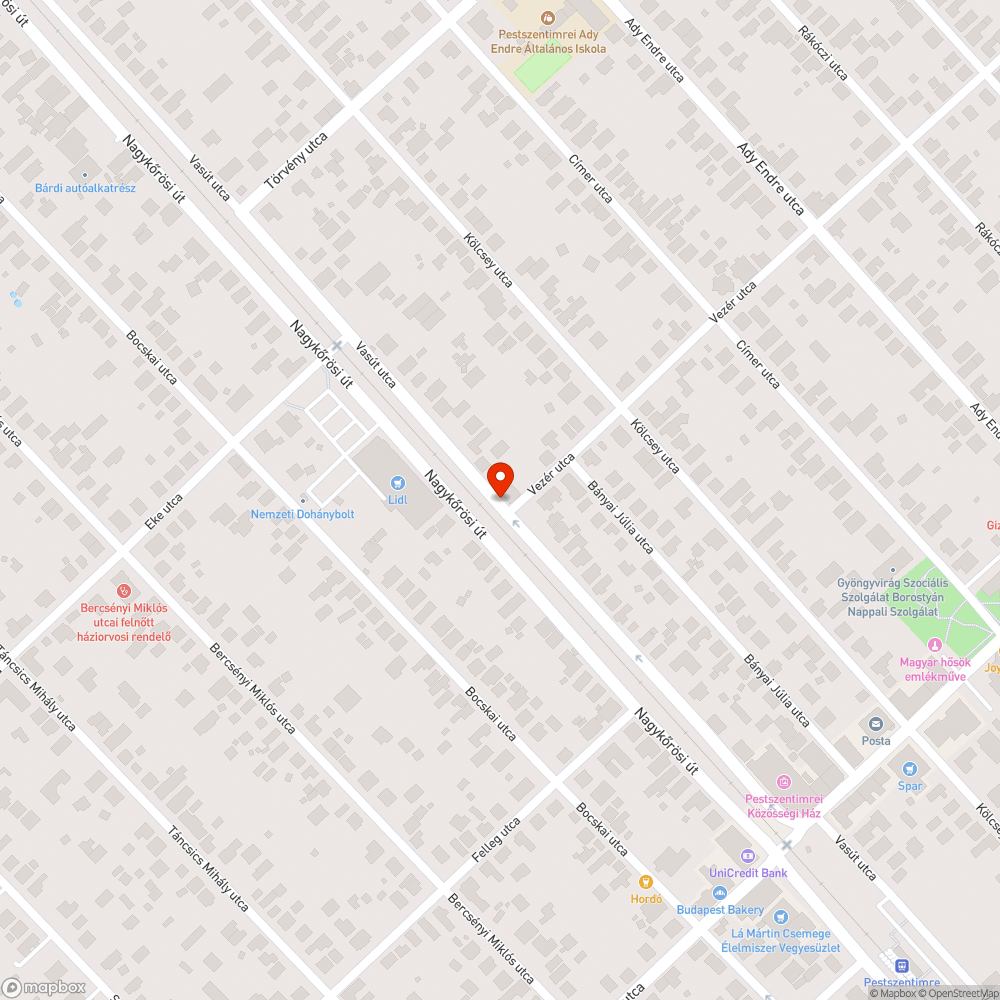 266 busz jobbkezes utcák bejelentés helye