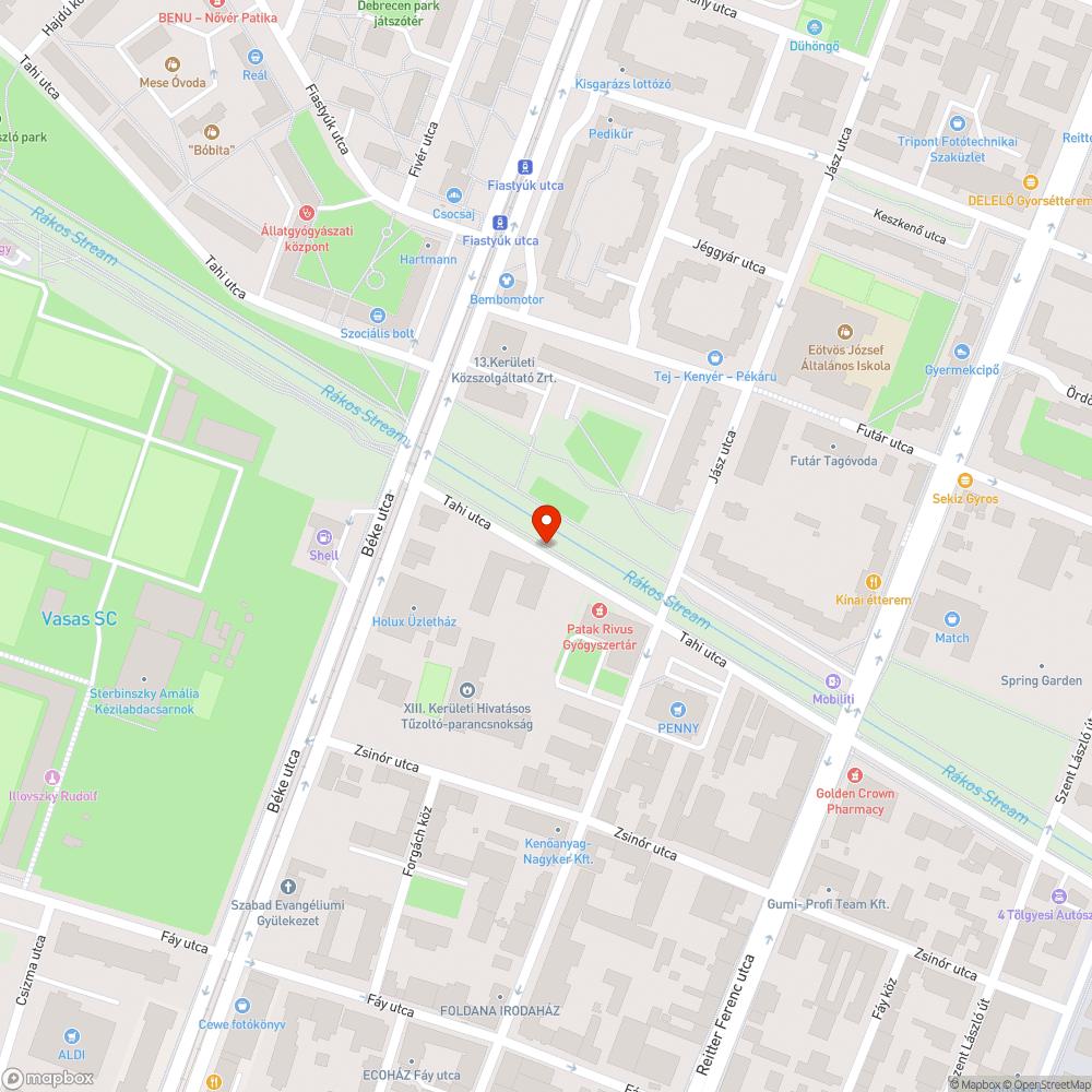 Ott felejtett tábla bejelentés helye