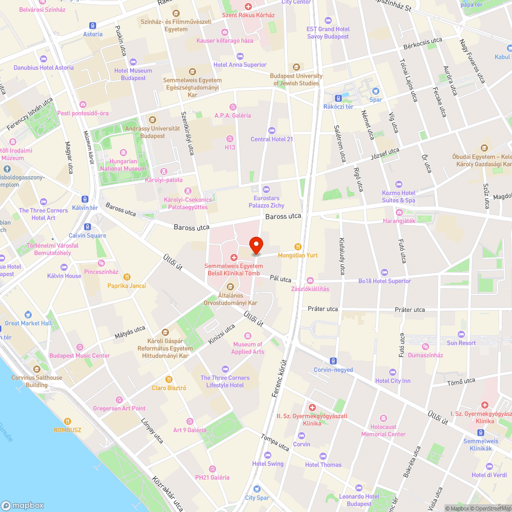 Buszok nem férnek el; Csepreghy u. - Mária u. sarok bejelentés helye