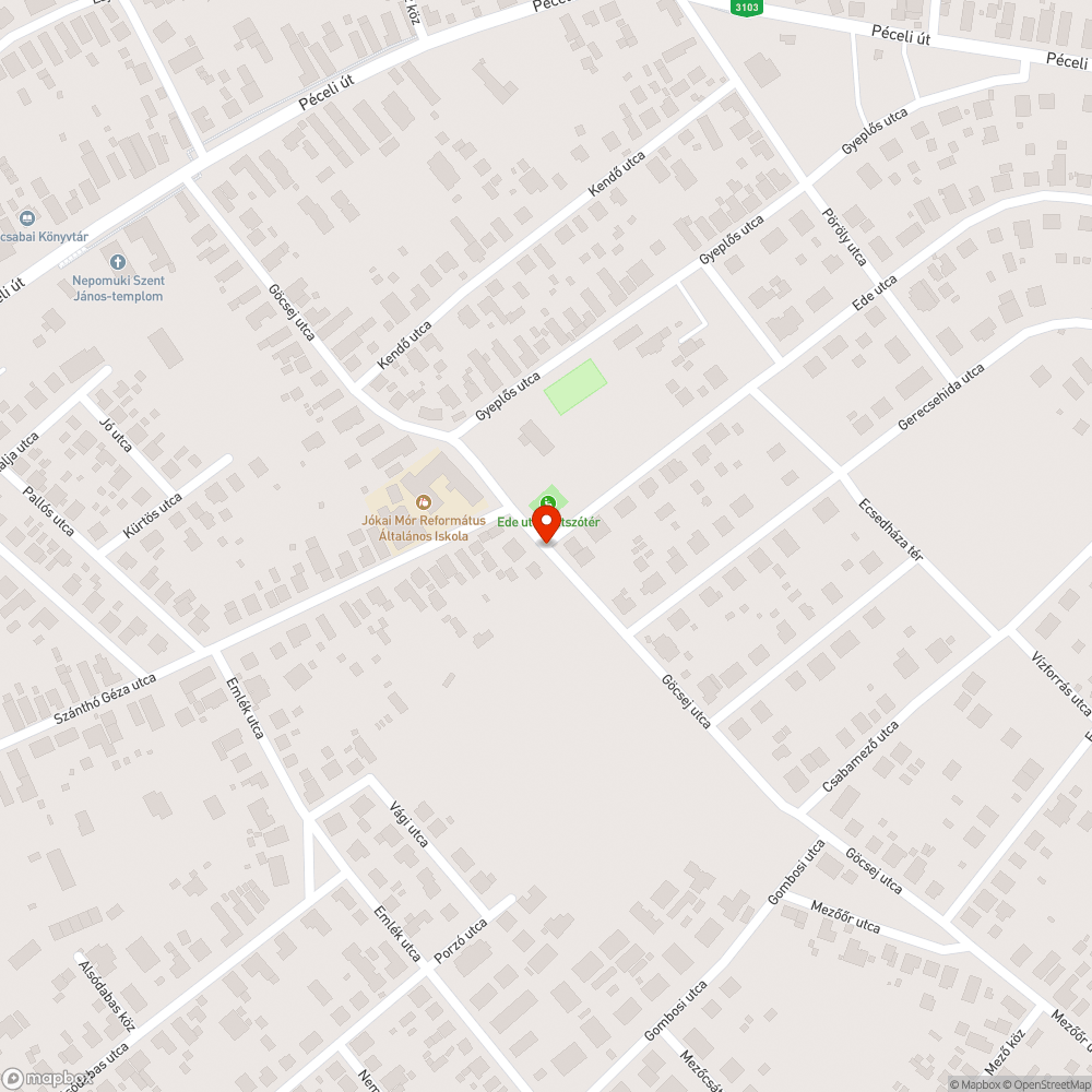 Hiányzó ajtó bejelentés helye