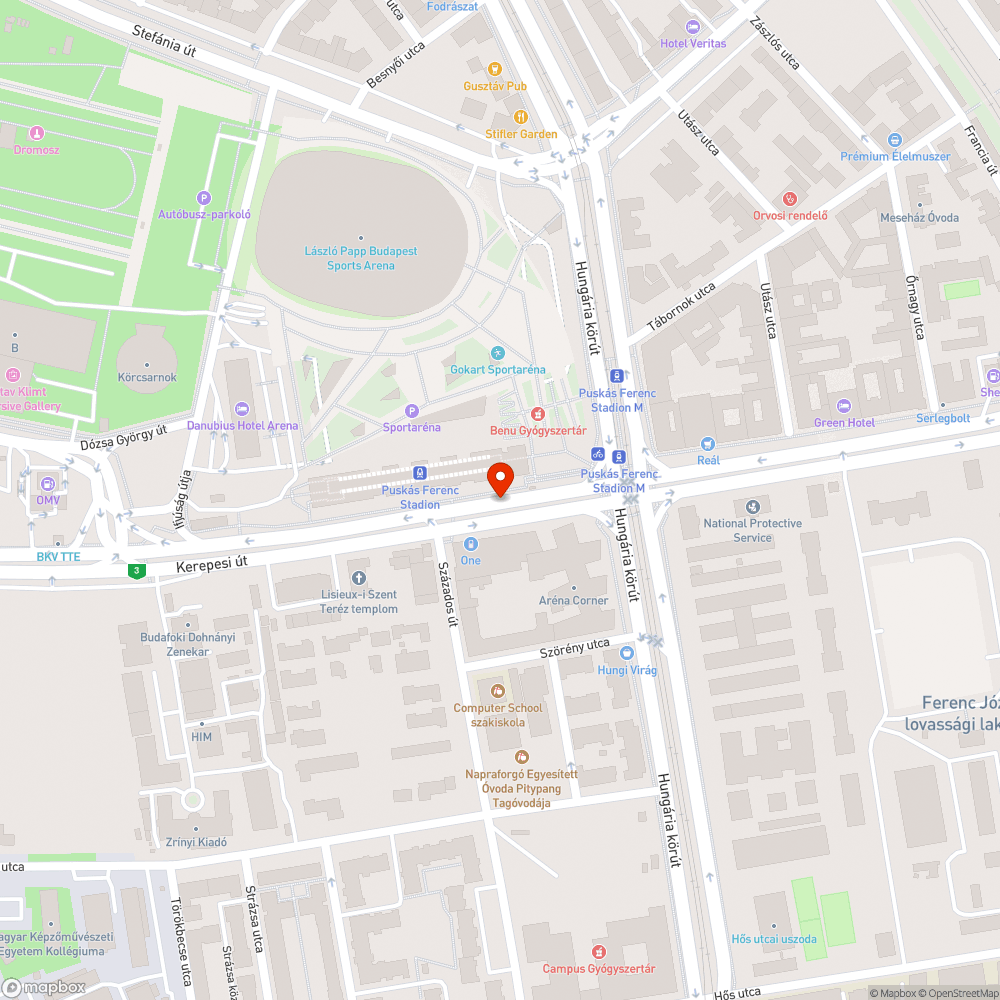 Illegális parkoló a stadionoknál bejelentés helye