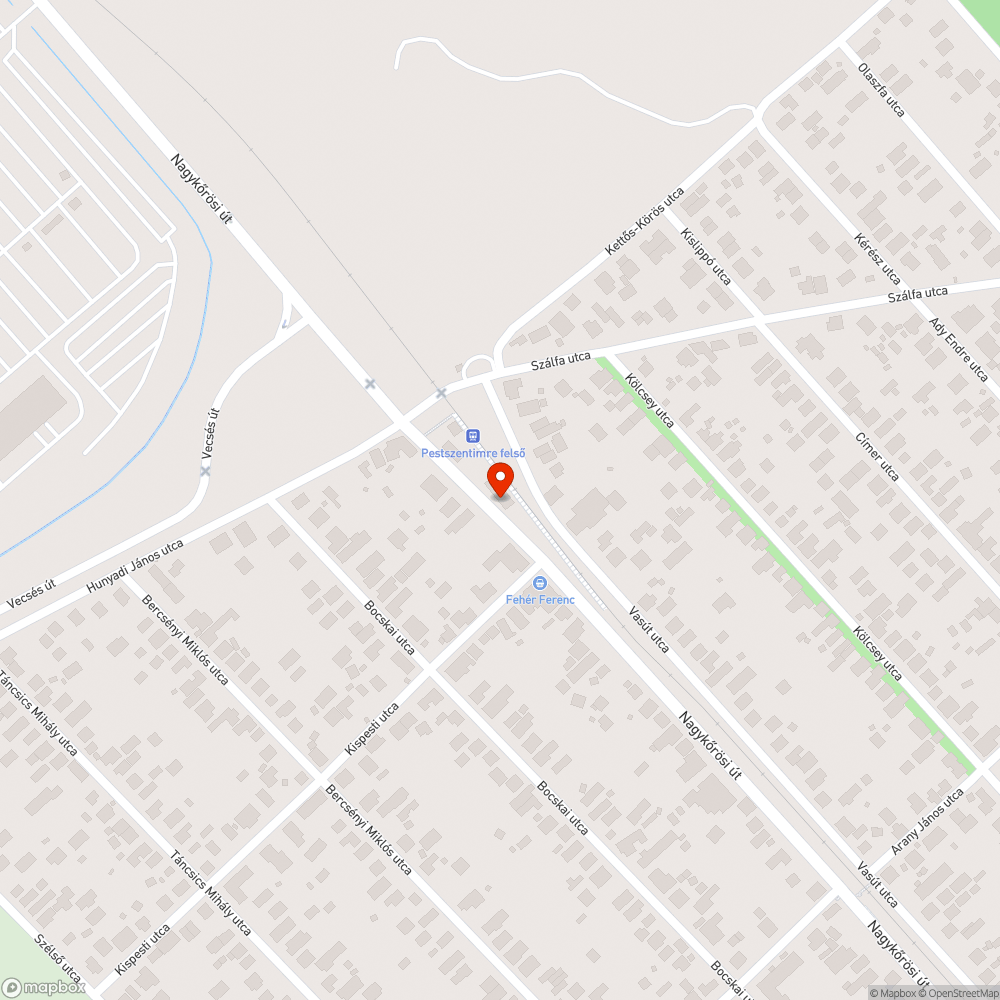 eltömődött ereszcsatorna bejelentés helye