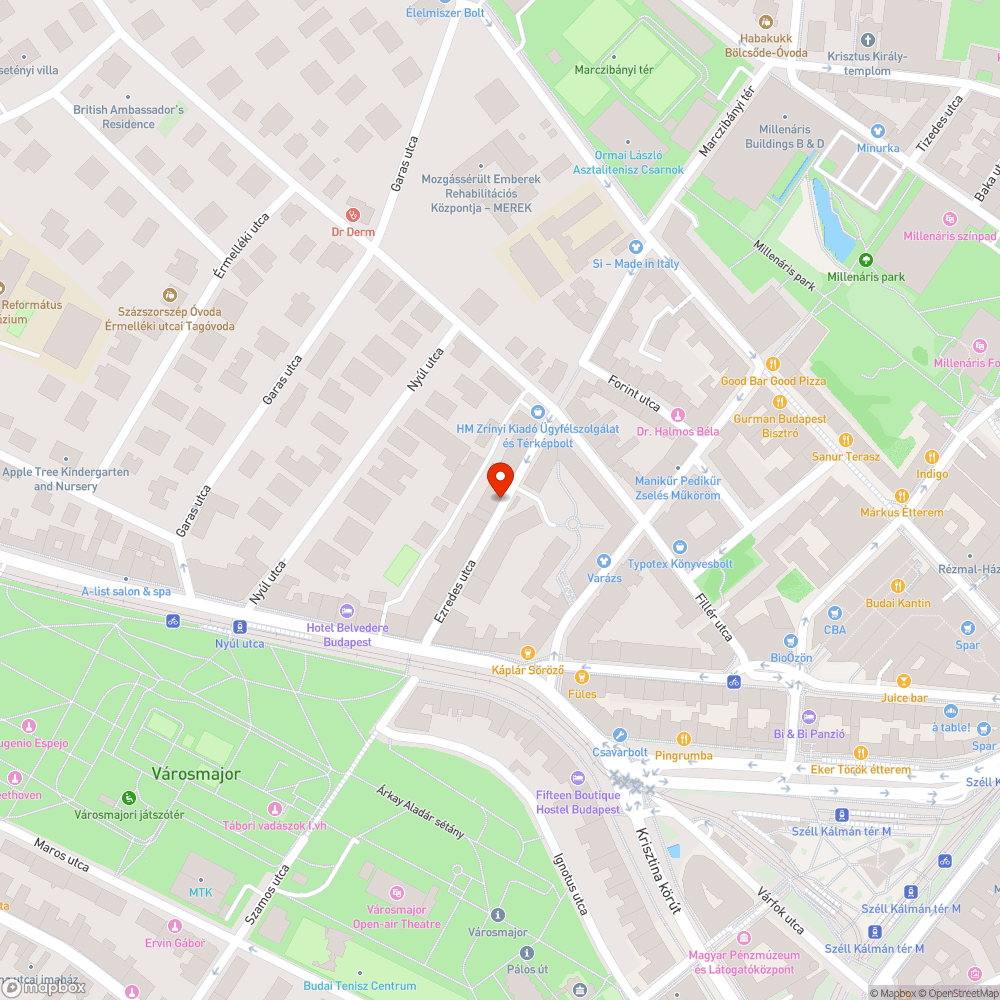 Megszűnt járda bejelentés helye