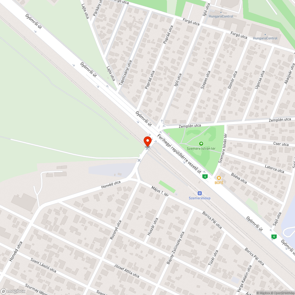 Rendszeres szabálysértések a vasúti átjáróban / Szemeretelep bejelentés helye