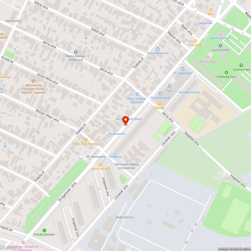 Szemét és kutyaürülék bejelentés helye