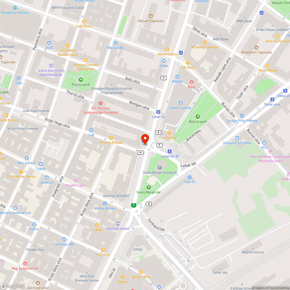 Lehel piaci kátyú bejelentés helye