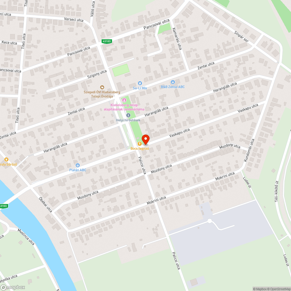 Kátyúsor az út közepén bejelentés helye