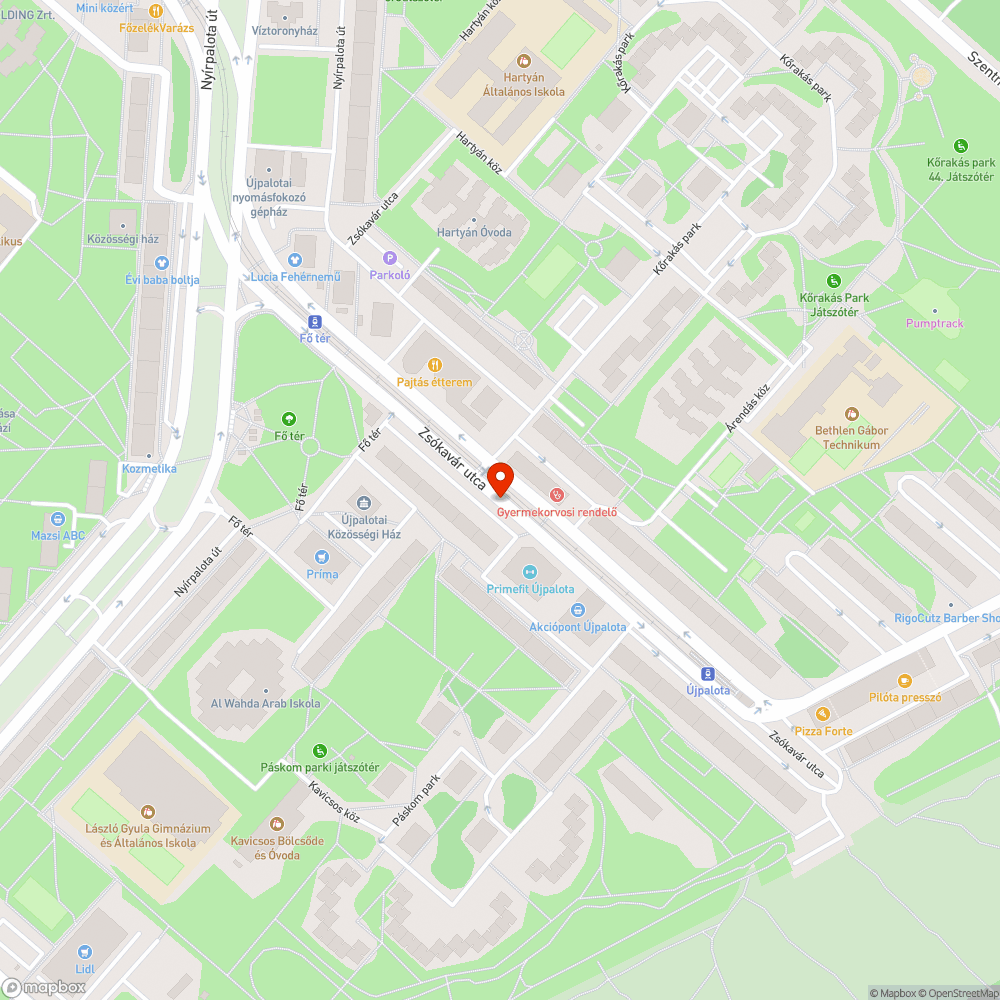 Futár hiba bejelentés helye