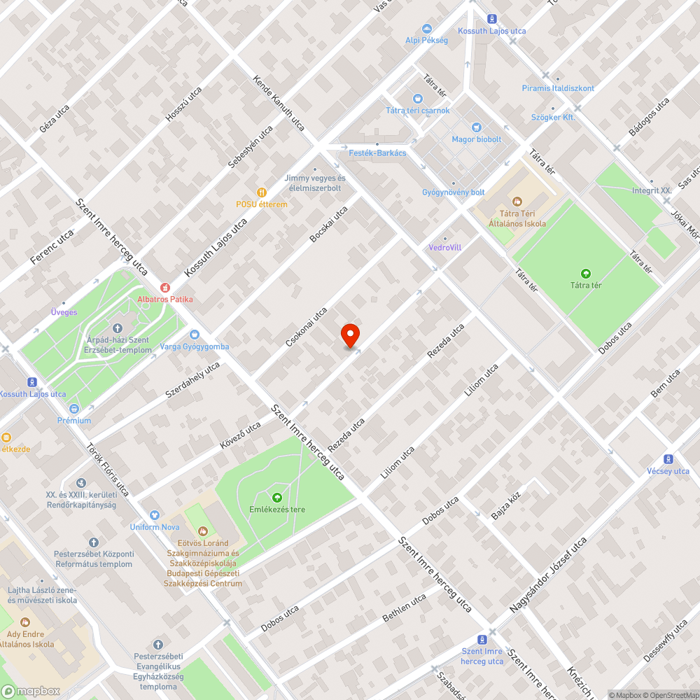 Beomló jàrda bejelentés helye