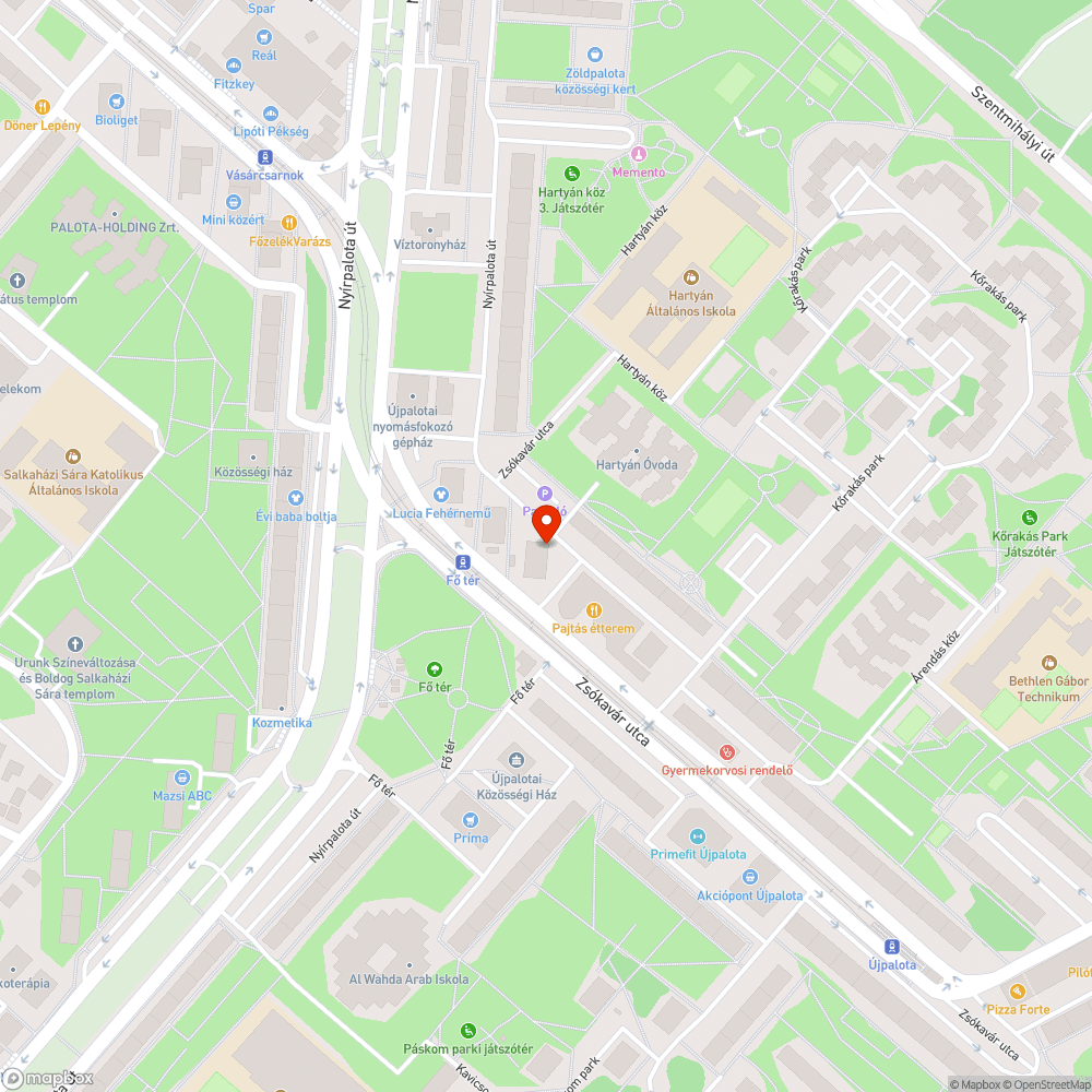 Veszélyes úthiba bejelentés helye