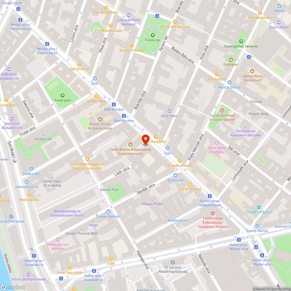 lom bejelentés helye