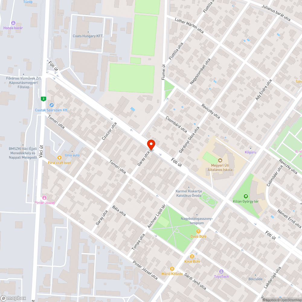 folyamatosan süllyedő burkolat bejelentés helye