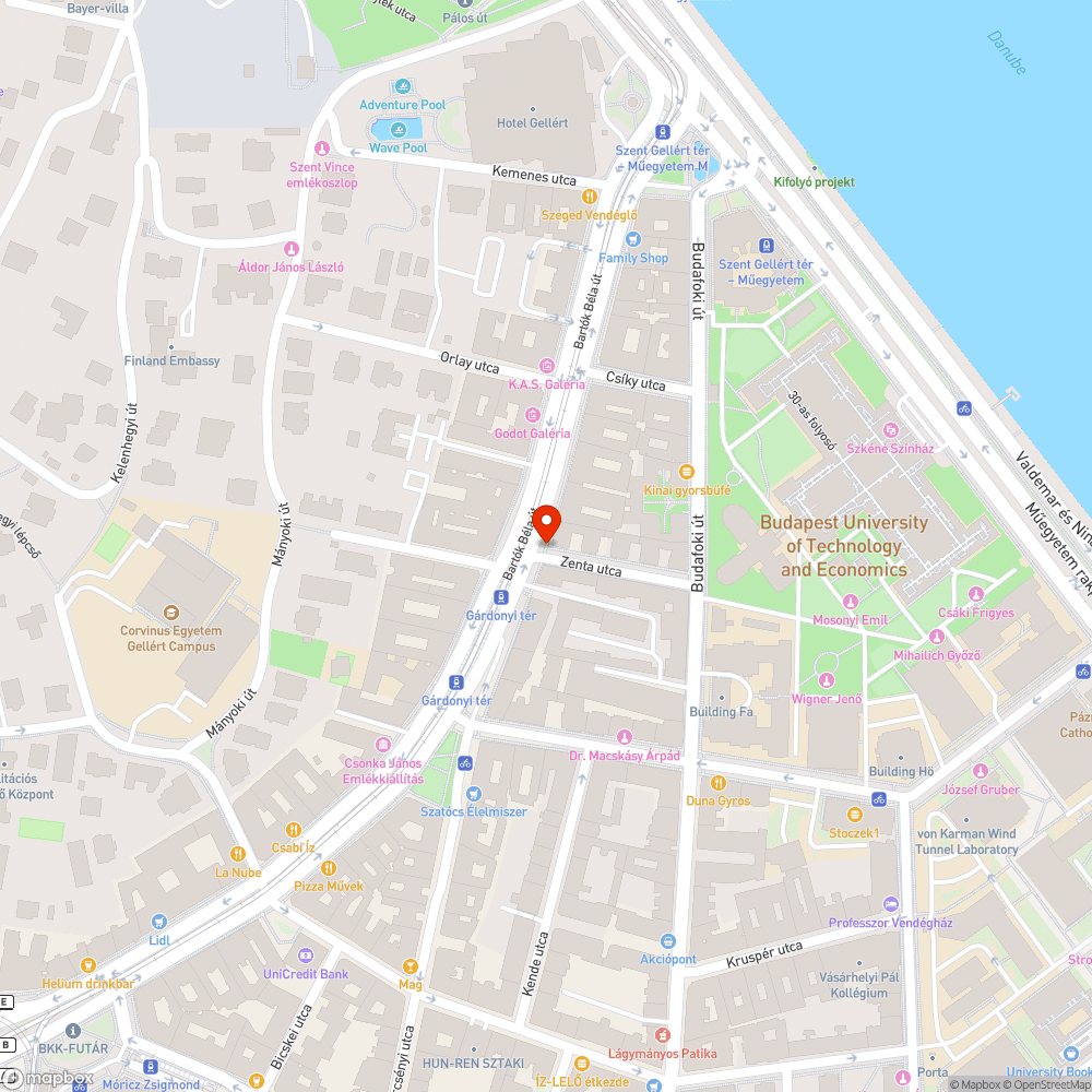 Totálisan elzárt járda bejelentés helye