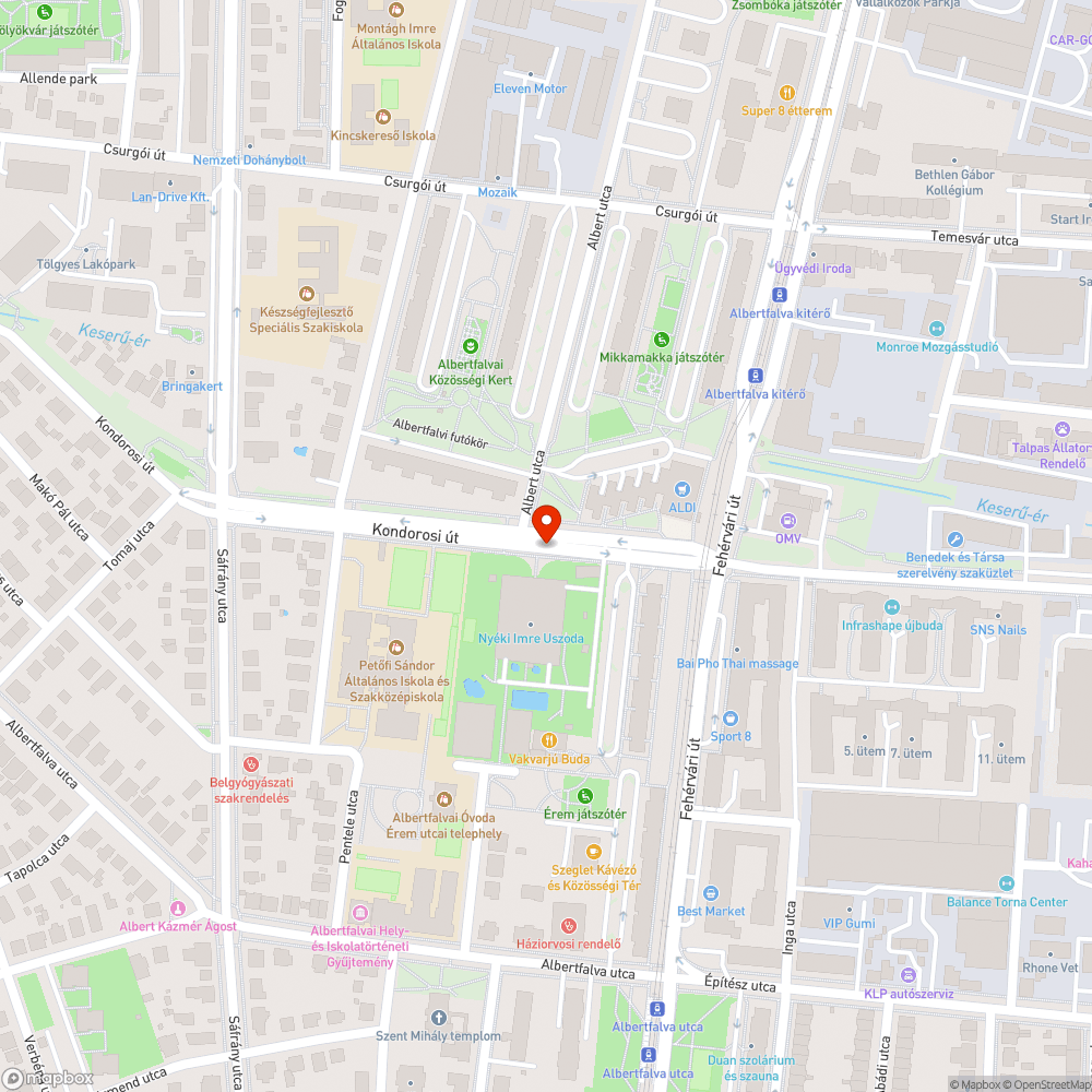 Hatalmas kátyú az uszoda előtt bejelentés helye