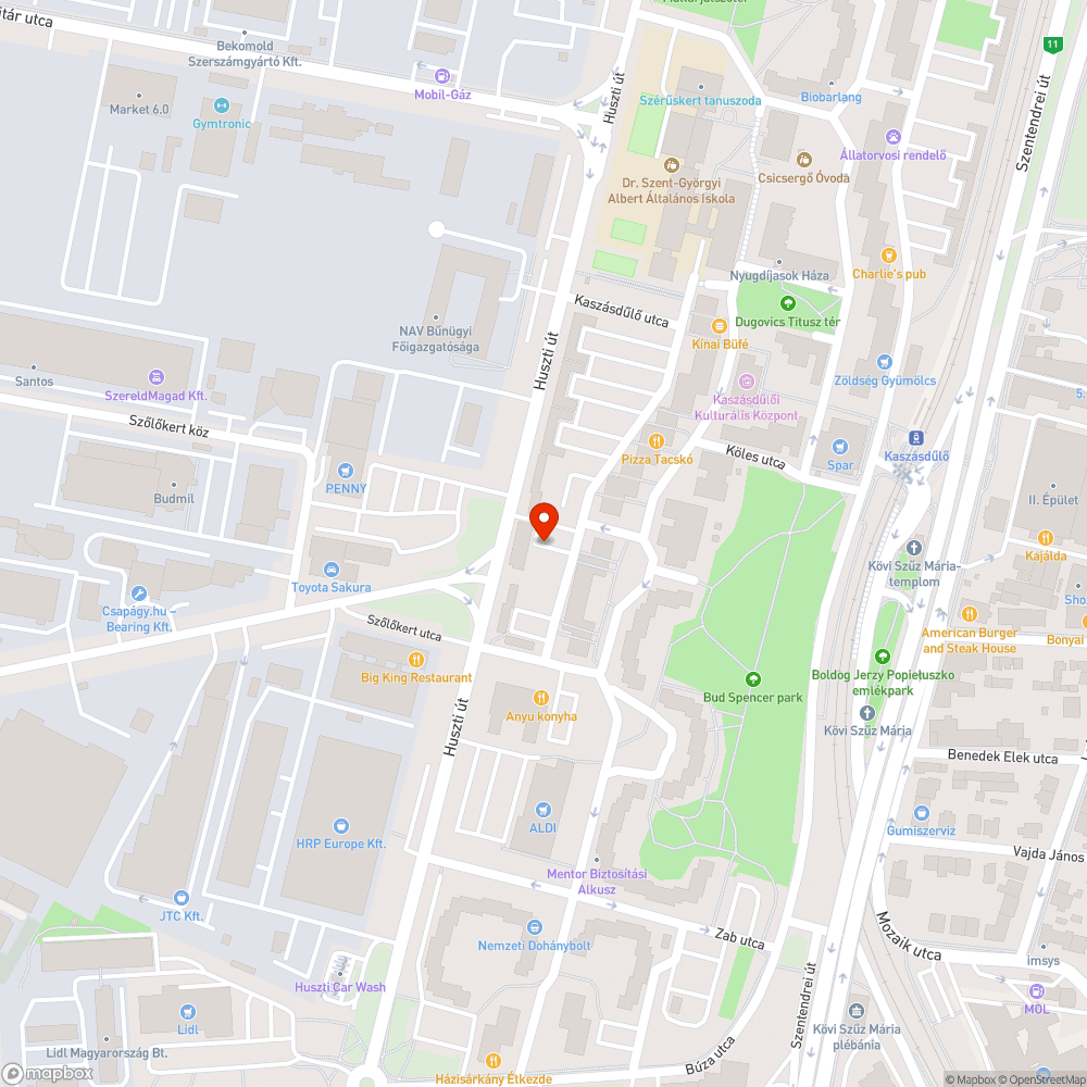 Mozdulatlan Audi bejelentés helye