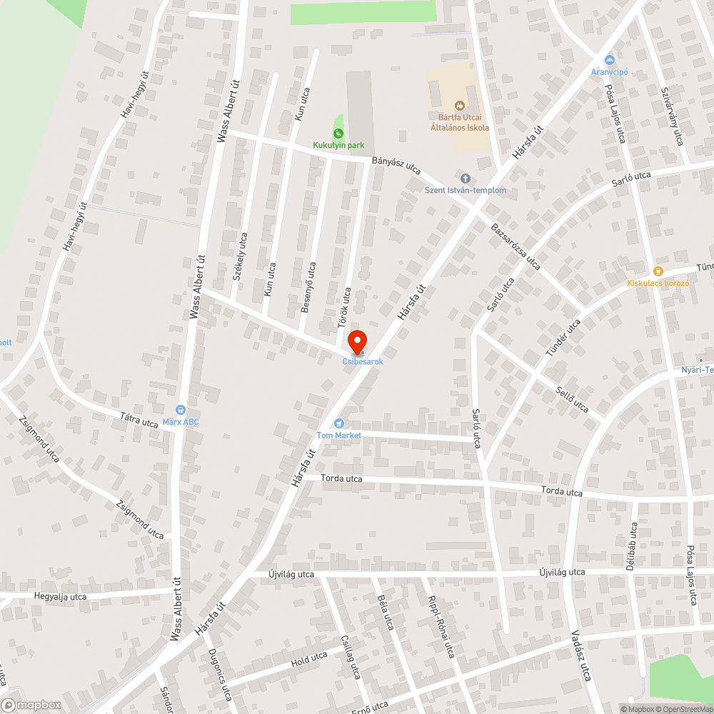 Kátyú már több mind 5 éve. bejelentés helye