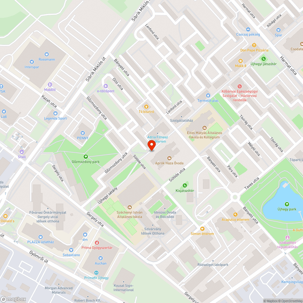 Mozgó járólapok bejelentés helye