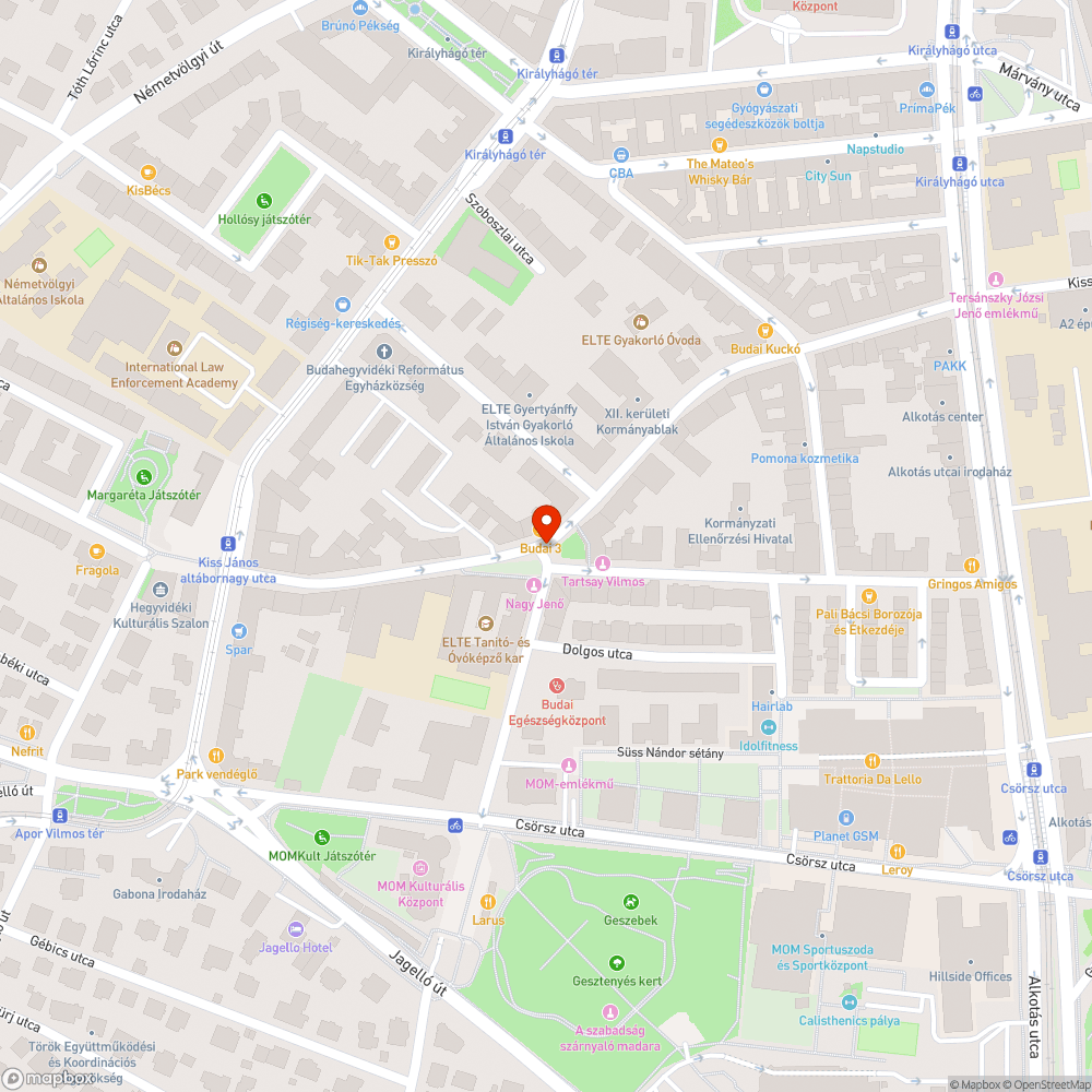 Forgalmi rend (nem)változás bejelentés helye