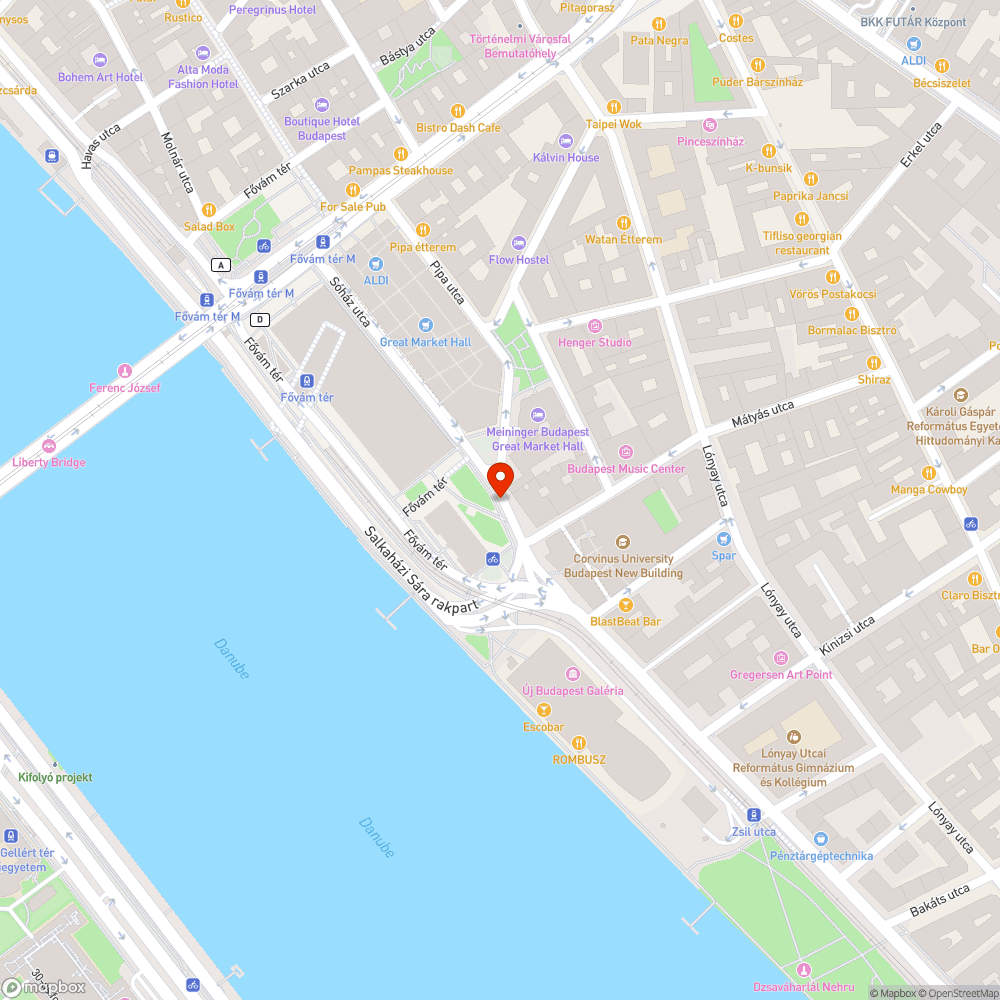 Csarnok tér elesett bejelentés helye