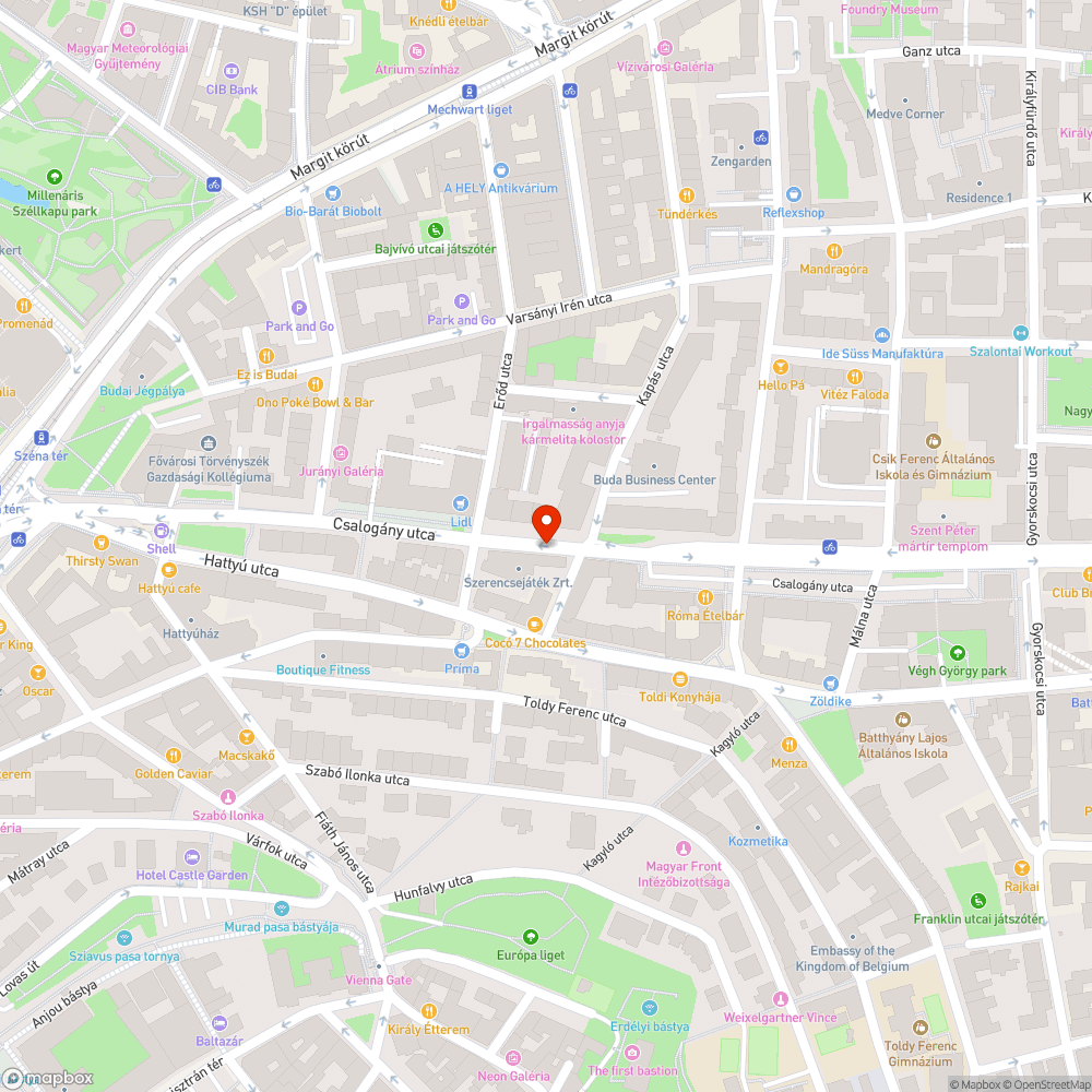 Lekopott kerékpáros nyom bejelentés helye